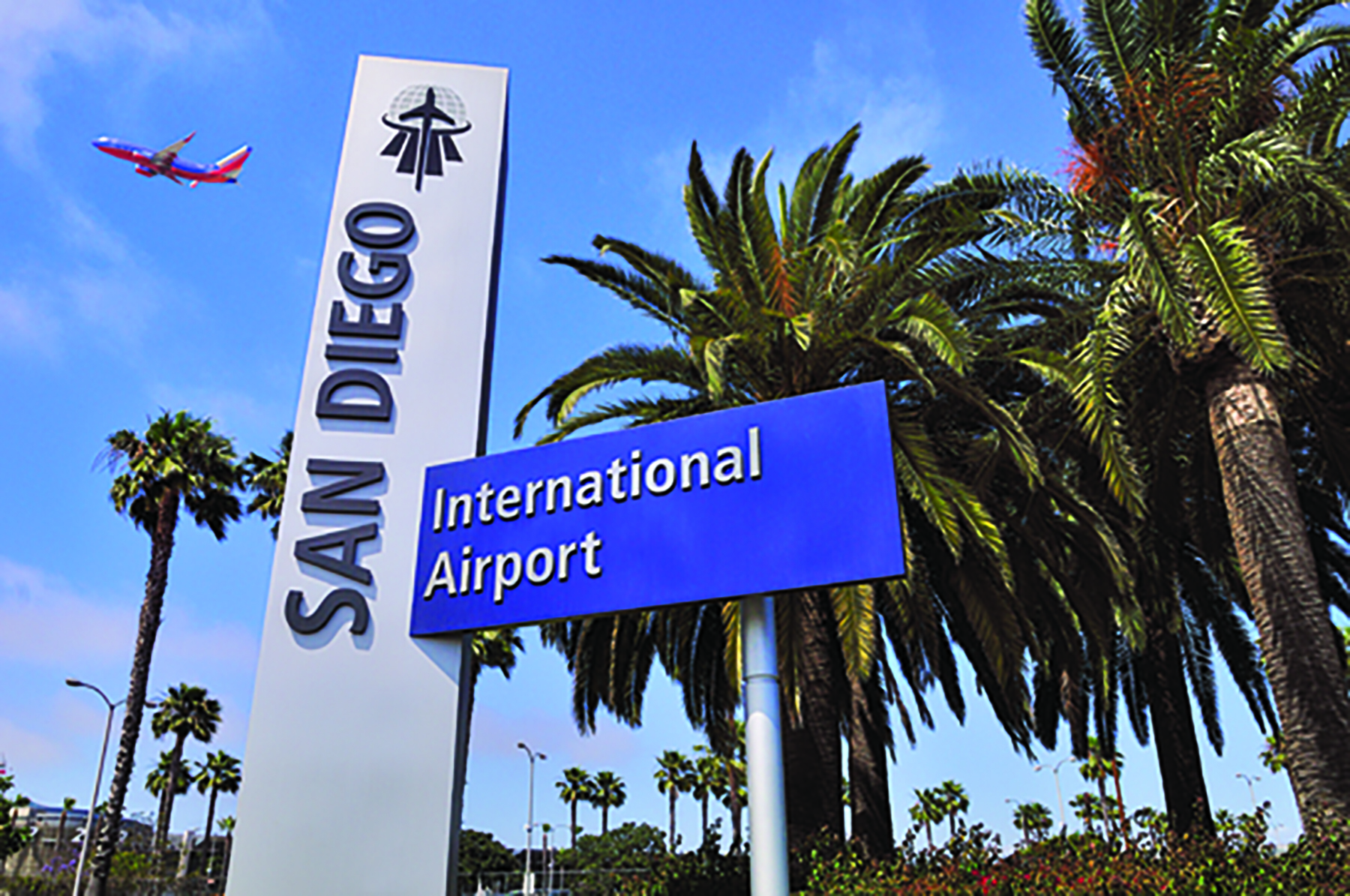 San Diego International Airport Sign