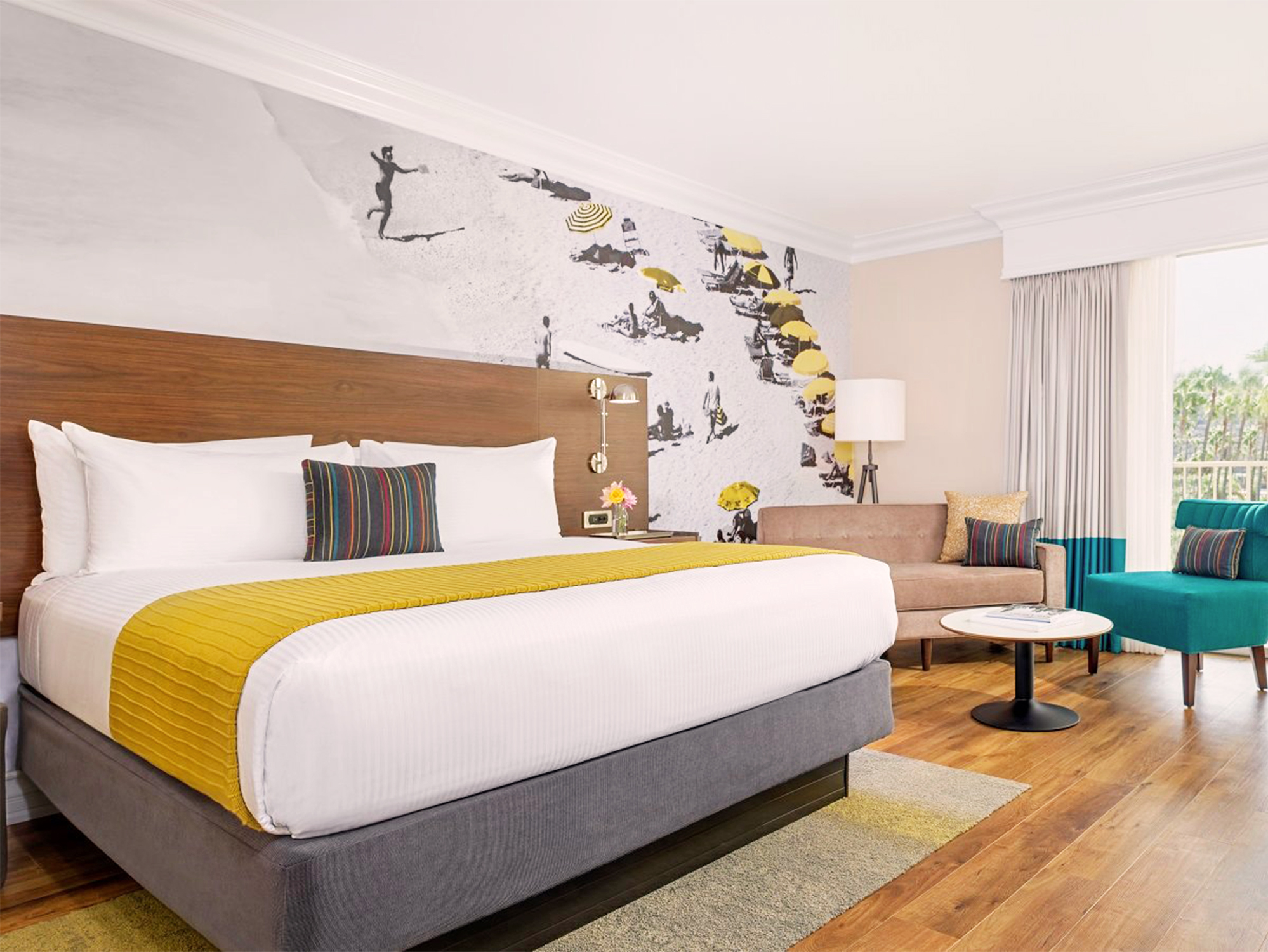 bed from town and county resort