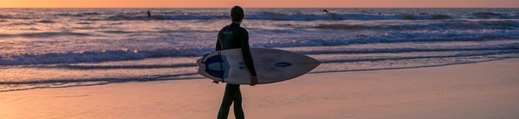 Surfer Walking