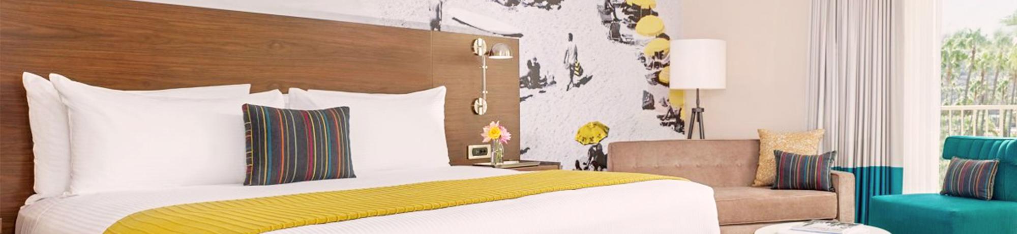 bed from town and county resort